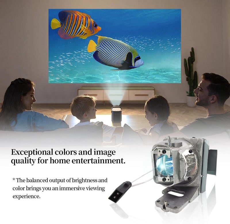 SORNEICDR BL-FU245A Replacement Projector Lamp Bulb Compatible with Optoma HD39HDR GT1080HDR EH412ST EH412 W412 X412 Projectors, with Housing - Image 5